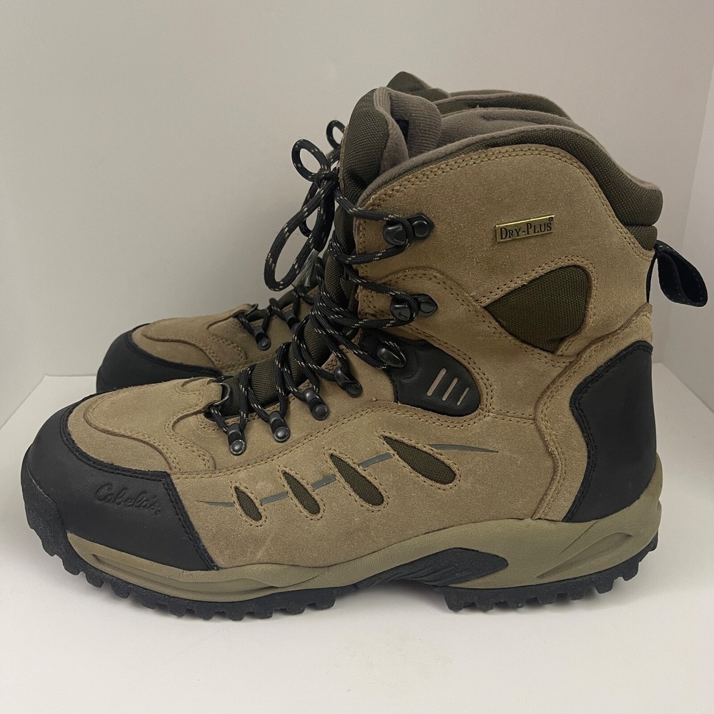 Cabelas Snow Runner Boots Mens 14D Thinsulate Dry Plus Waterproof Brown 83-0535 - Picture 2 of 8